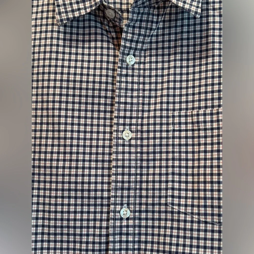 J. Crew Classic Button-Down Shirt Men's Large Multi Plaid 100% Cotton.